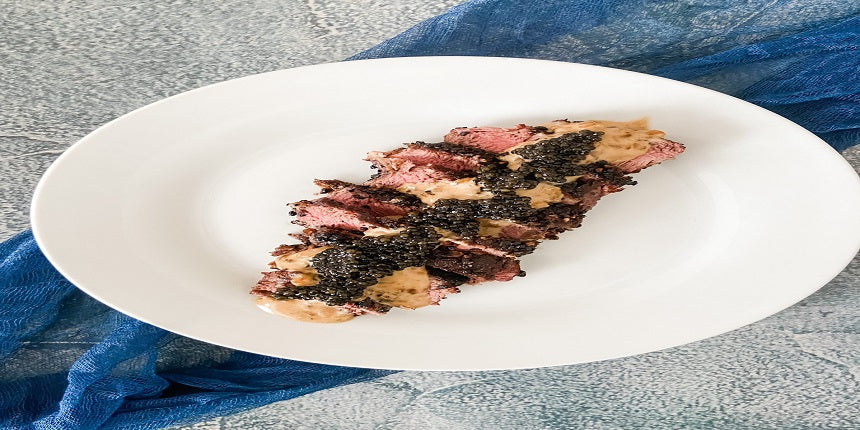 Caviar Crusted Beef Tenderloin recipe
