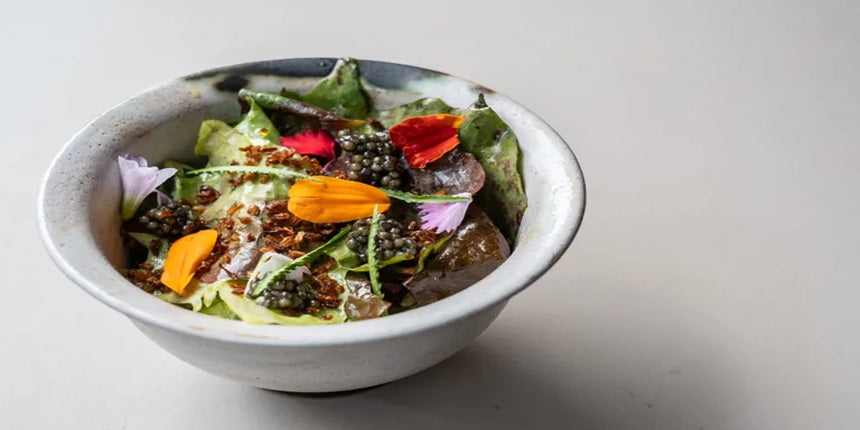 Luxurious Sevruga Caviar Salad with Smoked Rapeseed – STUR CAVIAR