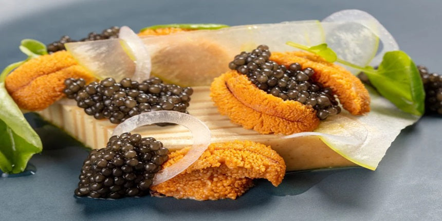 Uni Toast With Caviar recipe