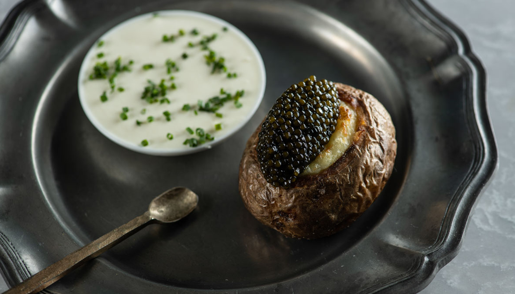 Roasted Potatoes with Imperial Kaluga Caviar