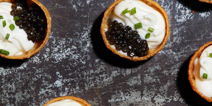 caviar tartlets recipe - Sturcaviar